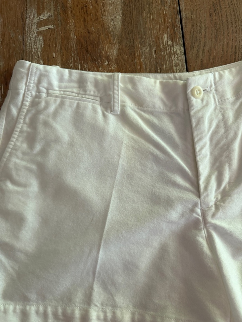 Ralph Lauren White Cotton Polo Shorts - Women's - Picture 3 of 10